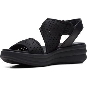 Clarks Black Drift Fern Sandals Size 10E